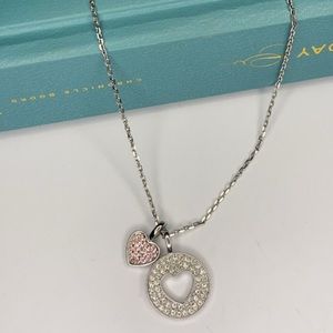 Swarovski Necklace with Pink Heart Charm